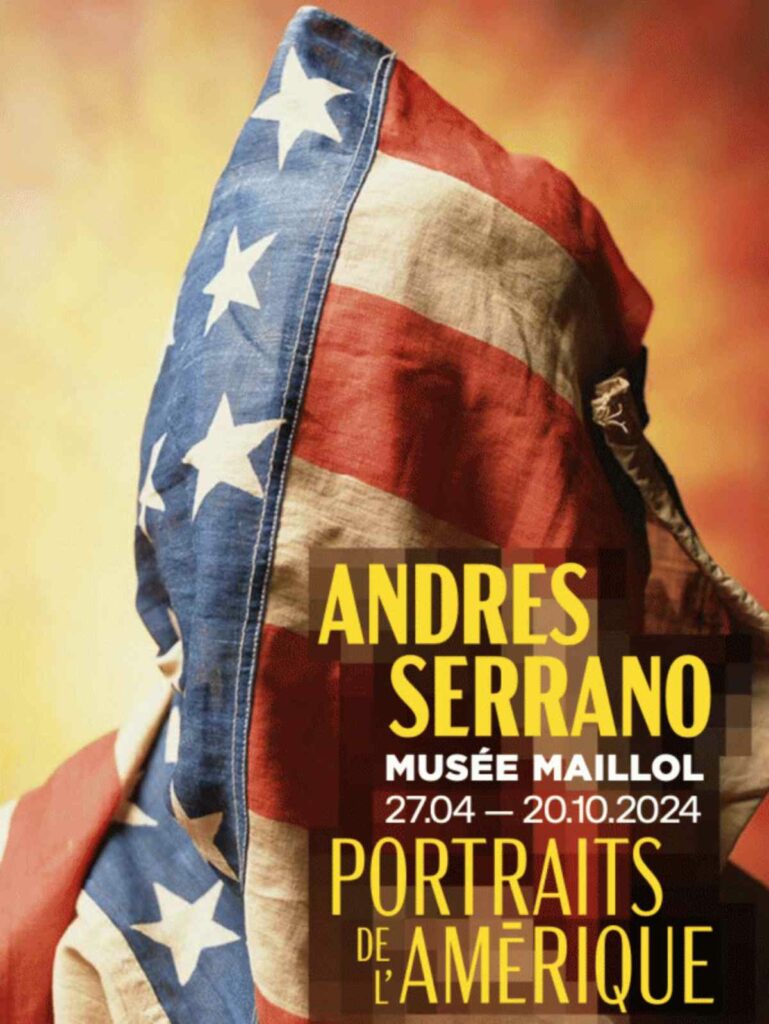 Affiche de l'exposition Andrés Serrano, portraits d'Amérique
