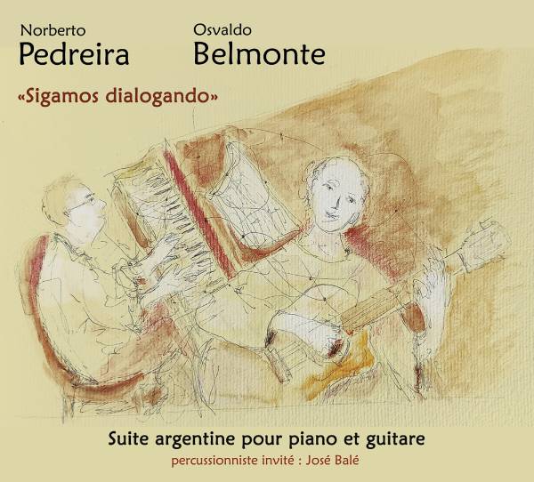pochette album Sigamos dialogando de Norberto Pedreira & Osvaldo Belmonte