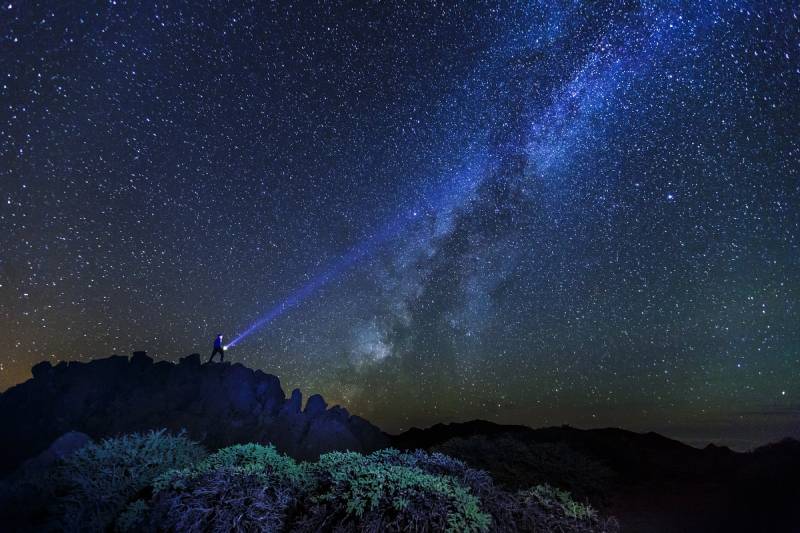 Vue nocturne de La Palma