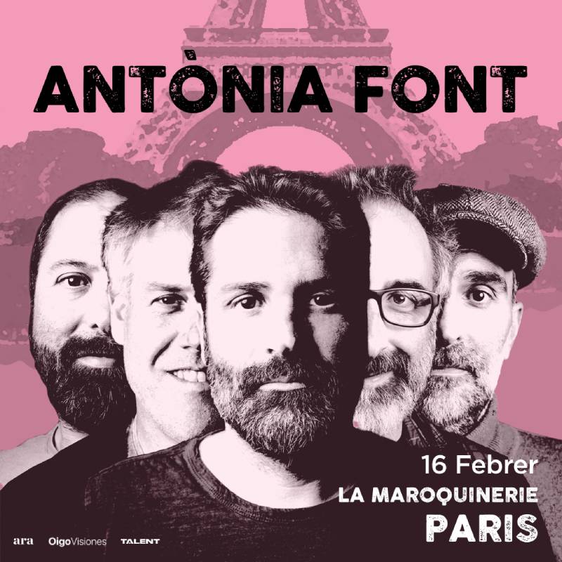 Affiche concert Antònia Font à Paris